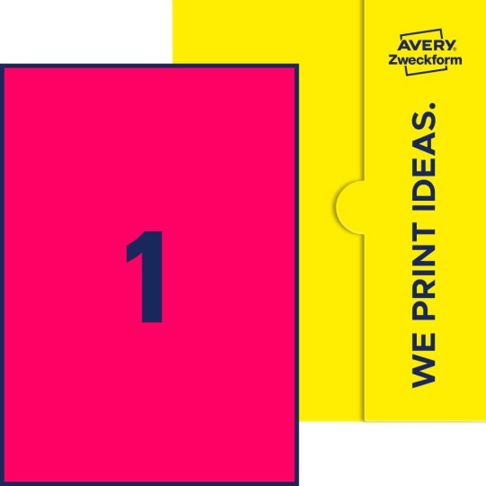 Blanko Etikett 210x297 mm