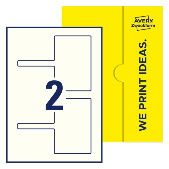 Stanzzeichnung Einzelbogen A4, Etiketten, 120 x 80 mm, 2 Etiketten/Bogen, Frischhaltesiegel - Rechteckige Frischesiegel, 120 x 80 mm (12 mm Steg)