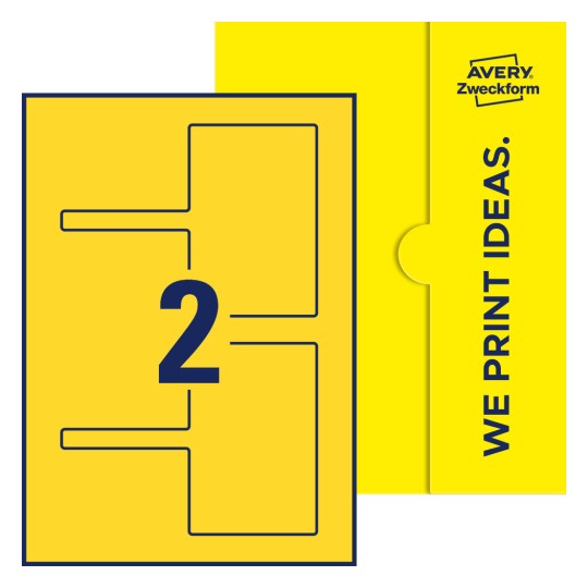 Stanzzeichnung Einzelbogen A4, Etiketten, 120 x 80 mm, 2 Etiketten/Bogen, Frischhaltesiegel - Rechteckige Frischesiegel, 120 x 80 mm (12 mm Steg)
