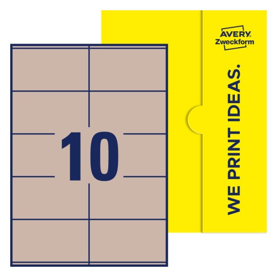 Rechteckige Etiketten - Rechteckige Etiketten, 105 x 57 mm