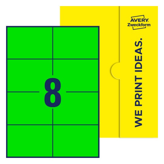Rechteckige Blanko-Etiketten 105x74 mm - Rechteckige Etiketten, 105 x 74 mm