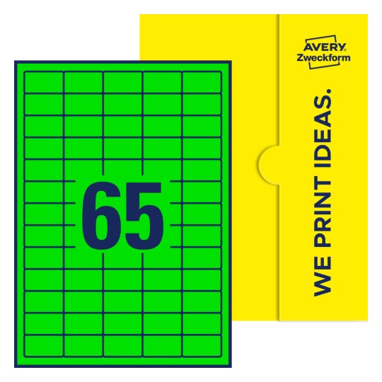 Rechteckige Etiketten - Rechteckige Etiketten, 38,1 x 21,2 mm