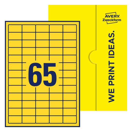 Rechteckige Etiketten - Rechteckige Etiketten, 38,1 x 21,2 mm
