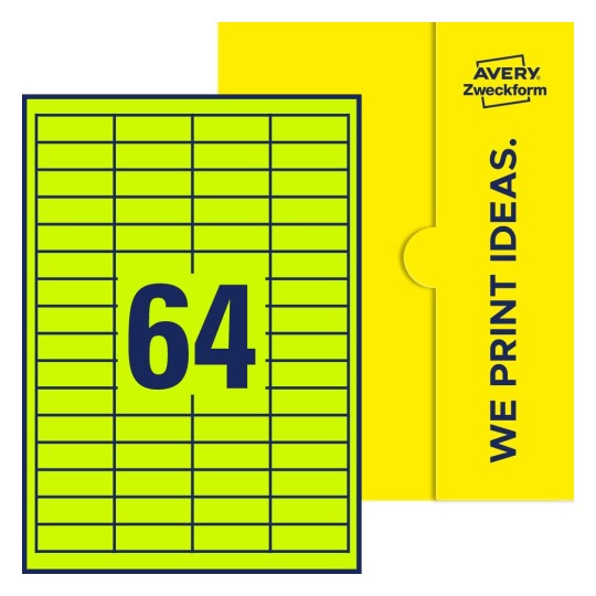 Rechteckige Etiketten - Rechteckige Etiketten, 48,5 x 16,9 mm