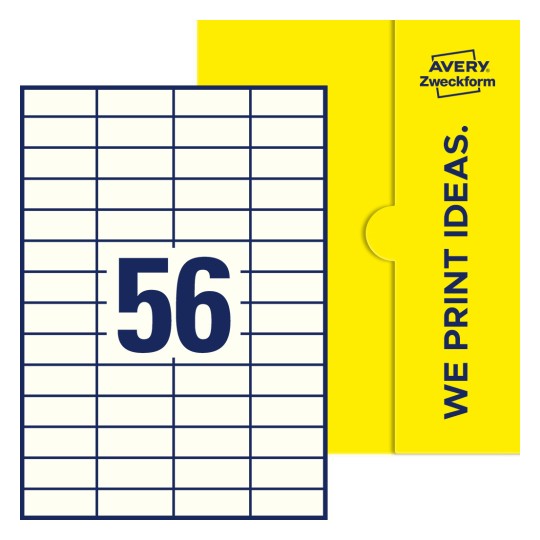 Rechteckige Etiketten - Rechteckige Etiketten, 52,5 x 21,2 mm
