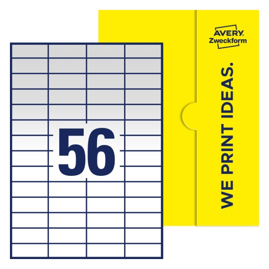 Rechteckige Etiketten - Rechteckige Etiketten, 52,5 x 21,2 mm