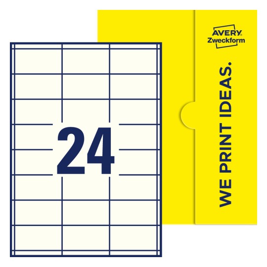 Rechteckige Etiketten - Rechteckige Etiketten, 64,6 x 33,8 mm