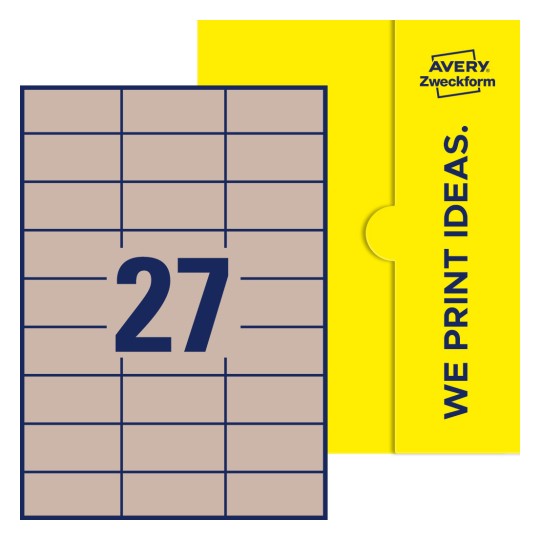 Rechteckige Etiketten - Rechteckige Etiketten, 70 x 32 mm
