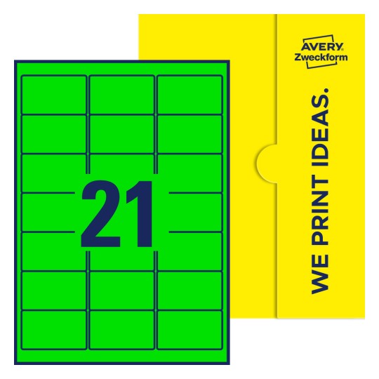 Rechteckige Etiketten - Rechteckige Etiketten, 63,5 x 38,1 mm