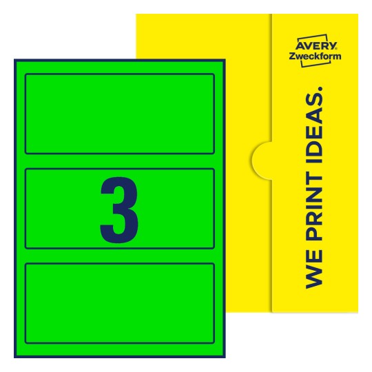 Stanzzeichnung Einzelbogen A4, Etiketten, 187 x 79 mm, 3 Etiketten/Bogen, Rechteckig - Rechteckige Etiketten, 187 x 79 mm