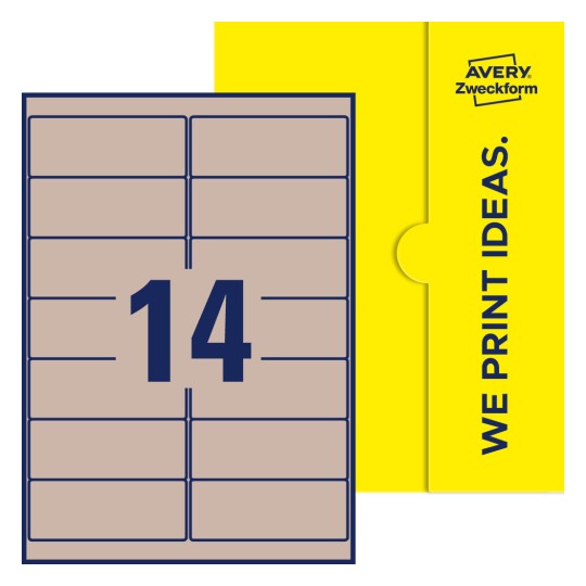 Rechteckige Etiketten - Rechteckige Etiketten, 99,1 x 38,1 mm