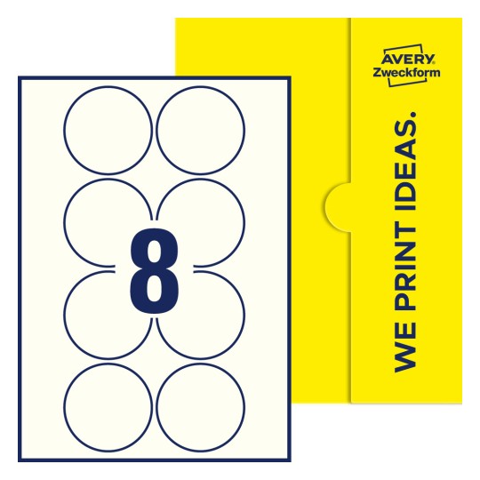 Runde Etiketten - Runde Etiketten, Ø 69 mm