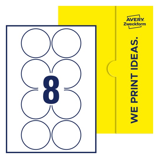 Runde Etiketten - Runde Etiketten, Ø 69 mm