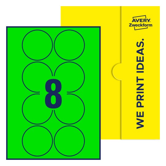 Runde Etiketten - Runde Etiketten, Ø 69 mm