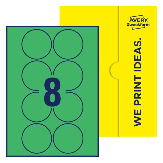 Runde Etiketten - Runde Etiketten, Ø 69 mm