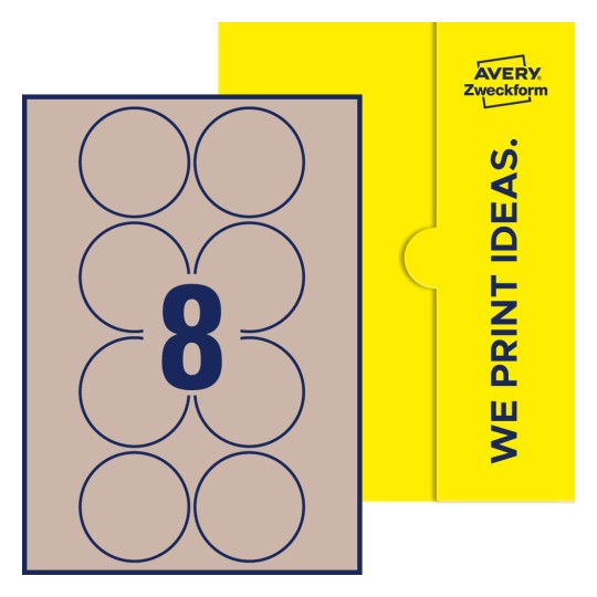 Runde Etiketten - Runde Etiketten, Ø 69 mm