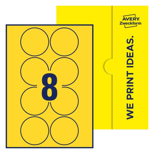 Runde Etiketten - Runde Etiketten, Ø 69 mm