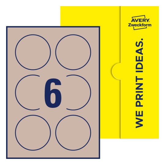 Runde Etiketten - Runde Etiketten, Ø 80 mm