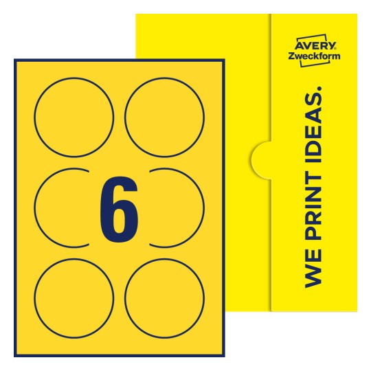 Runde Etiketten - Runde Etiketten, Ø 80 mm