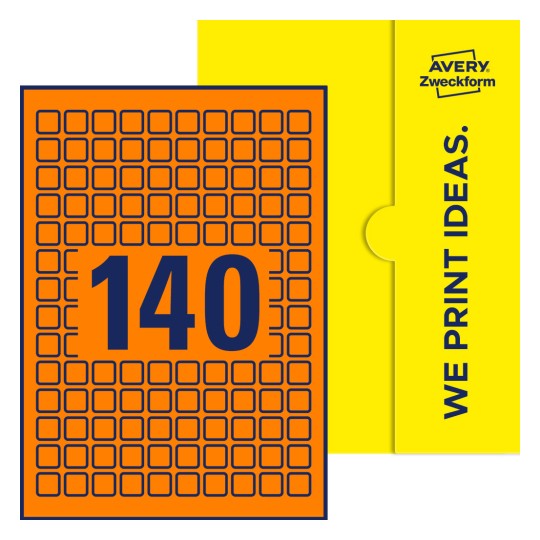 E-PPW-15x15-S - Quadratische Etiketten, 15 x 15 mm