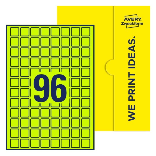 Quadratische Etiketten - Quadratische Etiketten, 20 x 20 mm