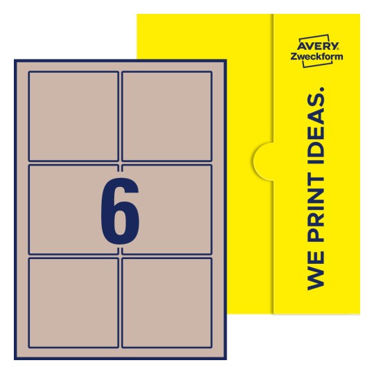 Quadratische Etiketten - Quadratische Etiketten, 90 x 90 mm