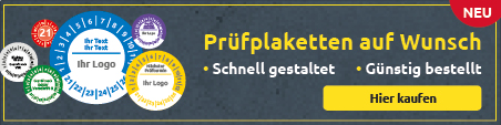 Banner Prüfplaketten