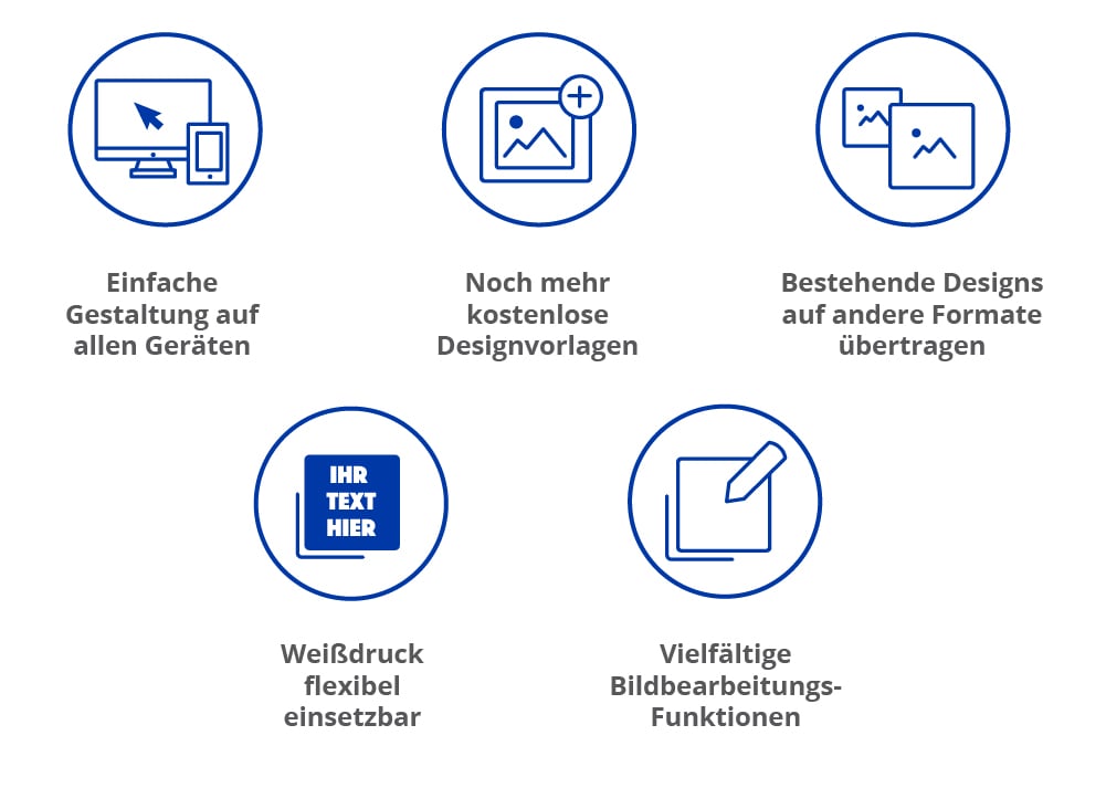 Aufkleber gestalten