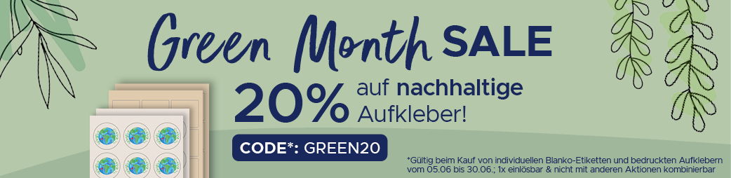 Green Month Sale