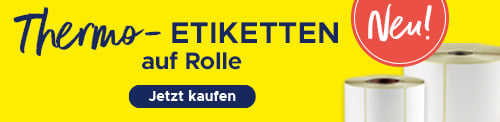 Thermo-Etiketten auf Rolle