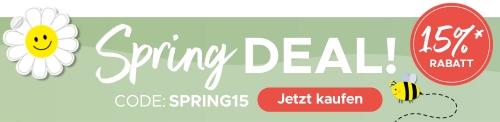 Banner zeigt die Aktion Spring Deal.