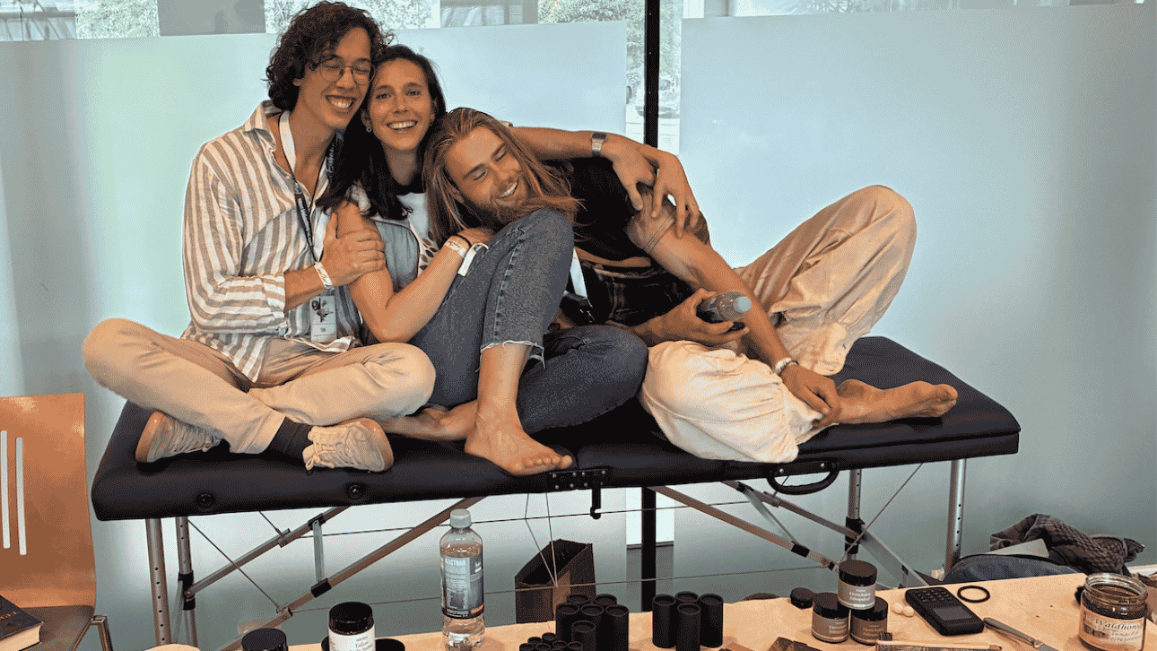Das Team vom Kosmetikunternehmen Melysium.