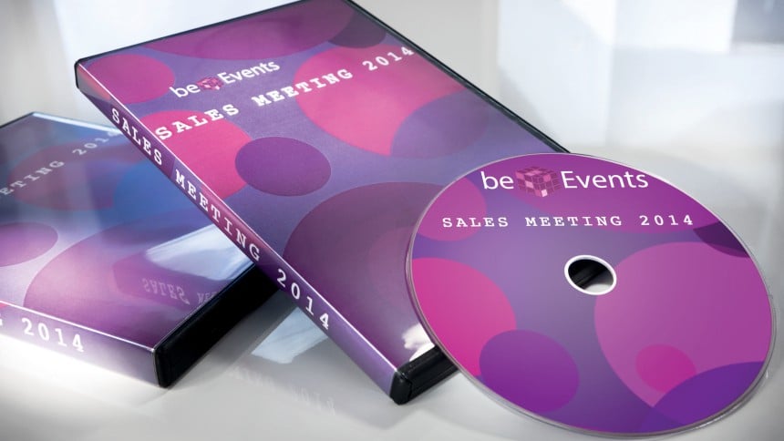 Etiketten für DVD und DVD-Hülle
