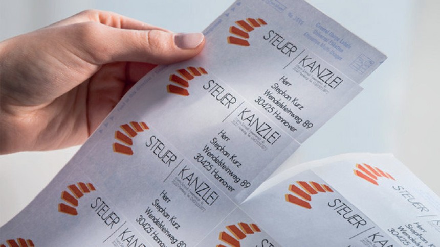 Quick-PEEL Etiketten im Zoom