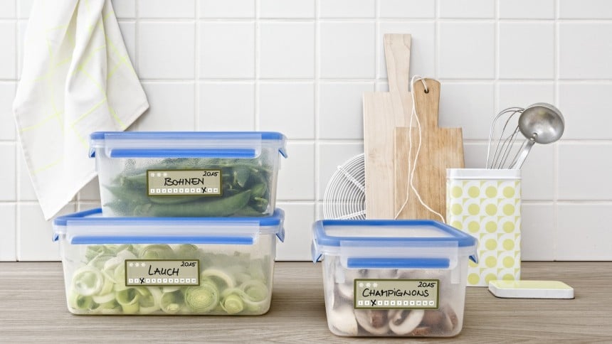 Living Küche Tiefkühl-Etiketten