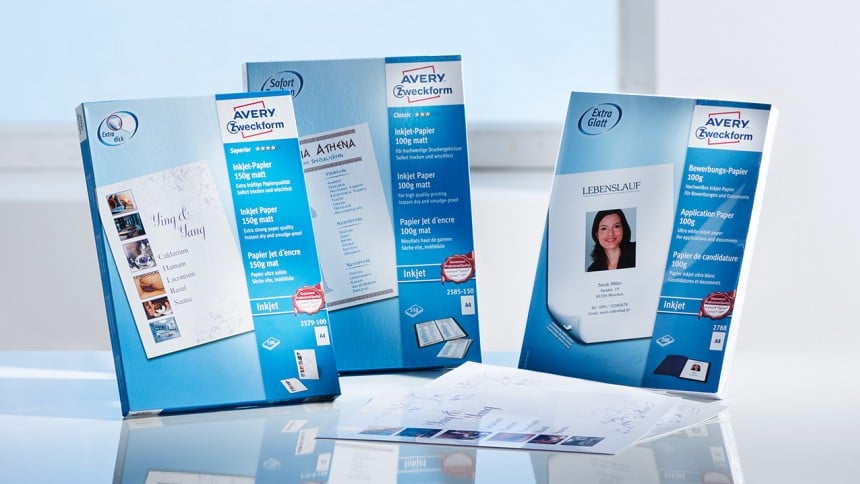 Sortiment für Inkjet-Papier