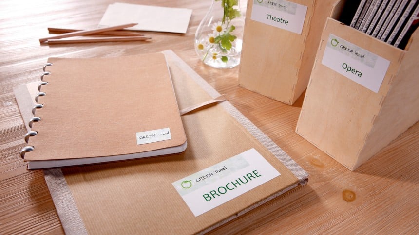 Recyclebare Universal-Etiketten