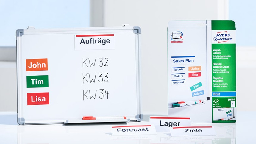 Magnetische Hinweisschilder Sortiment