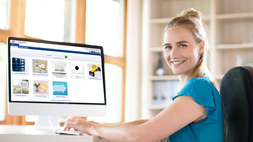 Design & Print Startseite Frau