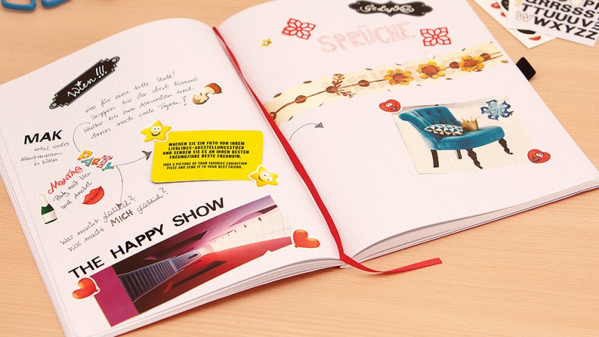 Scrapbooking kreativ mit Handlettering Stickern