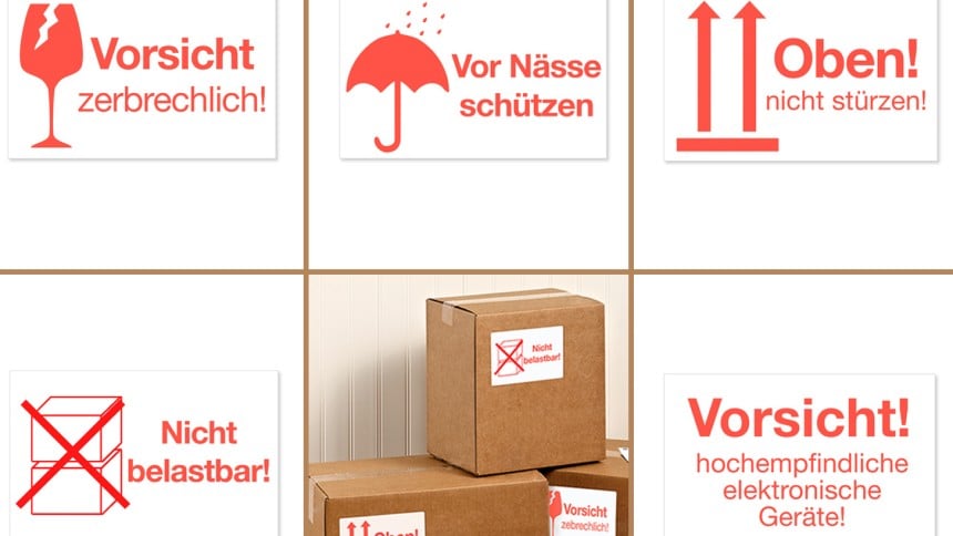 Ort Kontaminieren Auswertung paket zerbrechlich Bewegt sich nicht Pack