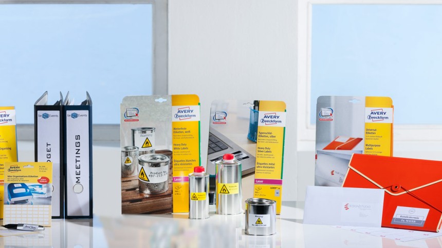Etiketten Sortiment von Avery Zweckform