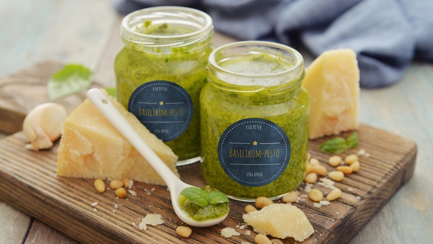 Zitronen-Basilikum-Pesto