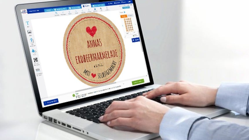 Marmeladenetiketten drucken Anleitung