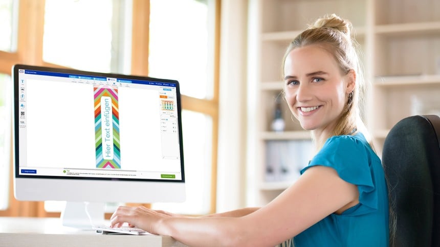 Ordneretiketten beschriften mit Avery Zweckform Software