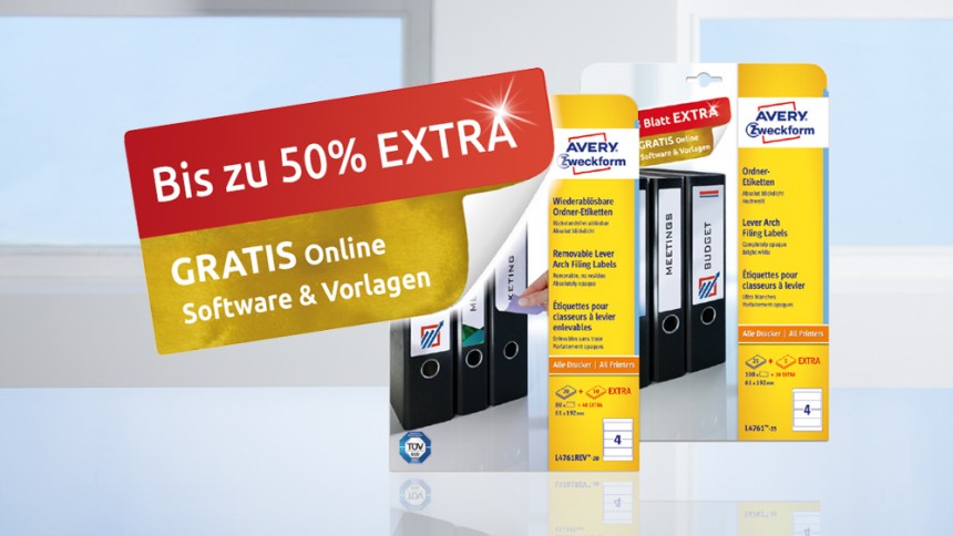 Ordnerrücken Etiketten von Avery Zweckform