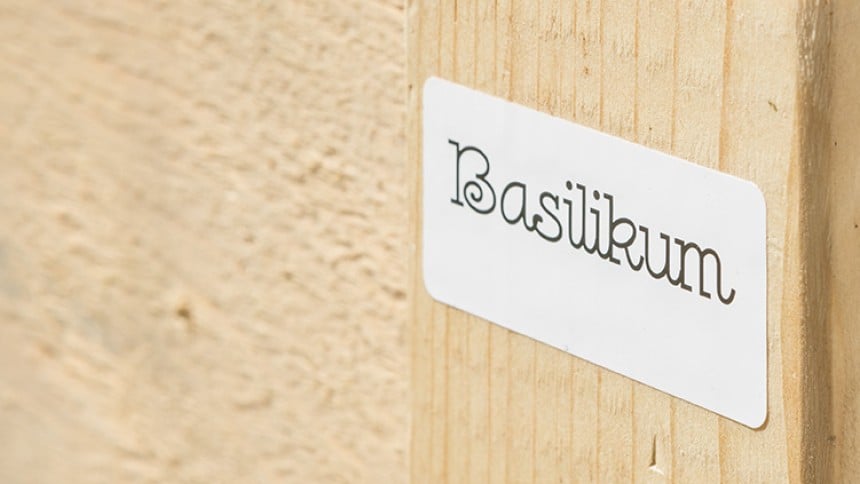 Folienetikett zur Pflanztopfbeschriftung