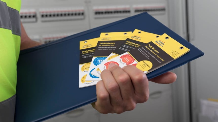 Prüfplaketten für Elektriker