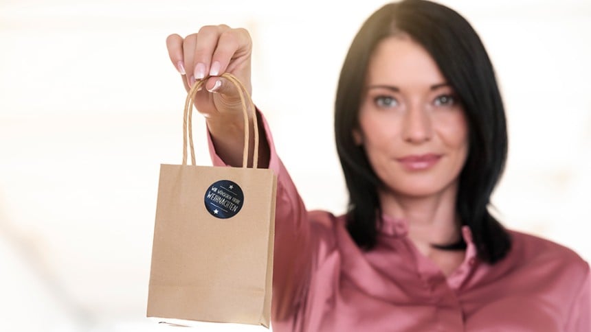 Promotionsticker Frohe Weihnachten