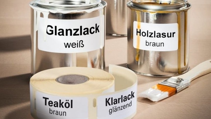 strapazierfähige Etiketten auf Rolle
